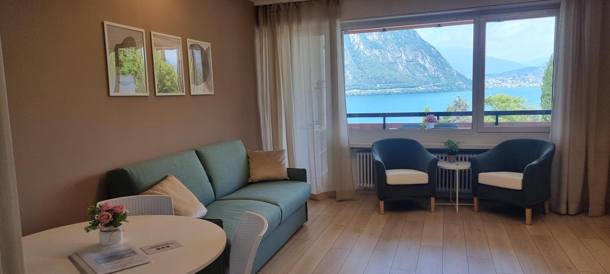 Bianca Apartment Bissone Ngoại thất bức ảnh